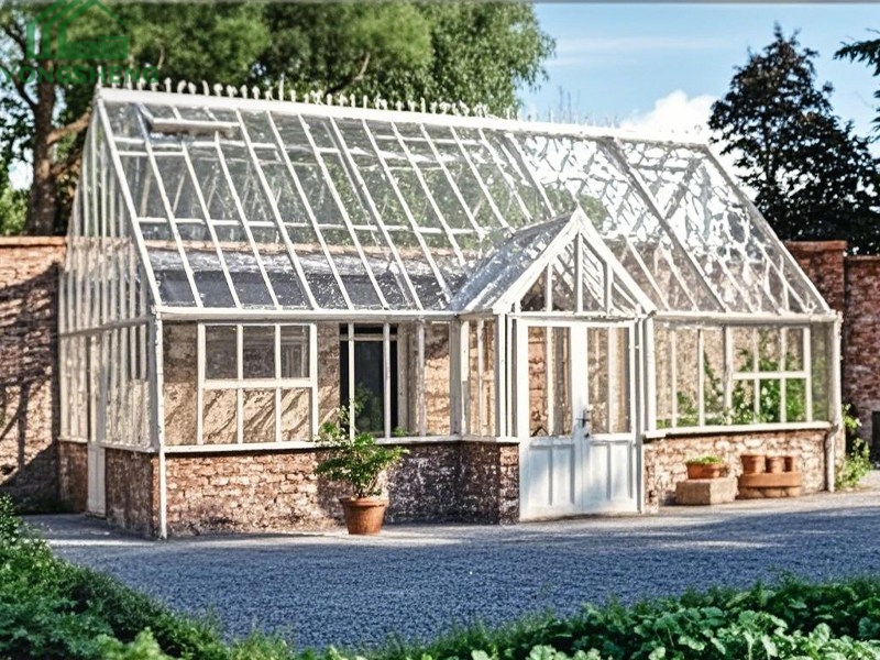 glass greenhouse, Victorian glasshouse, garden greenhouse